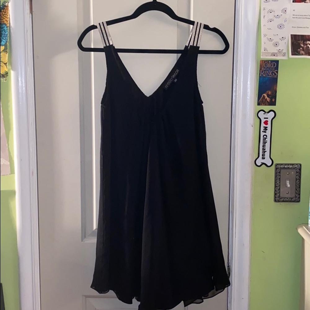 Kimberly Taylor black dress